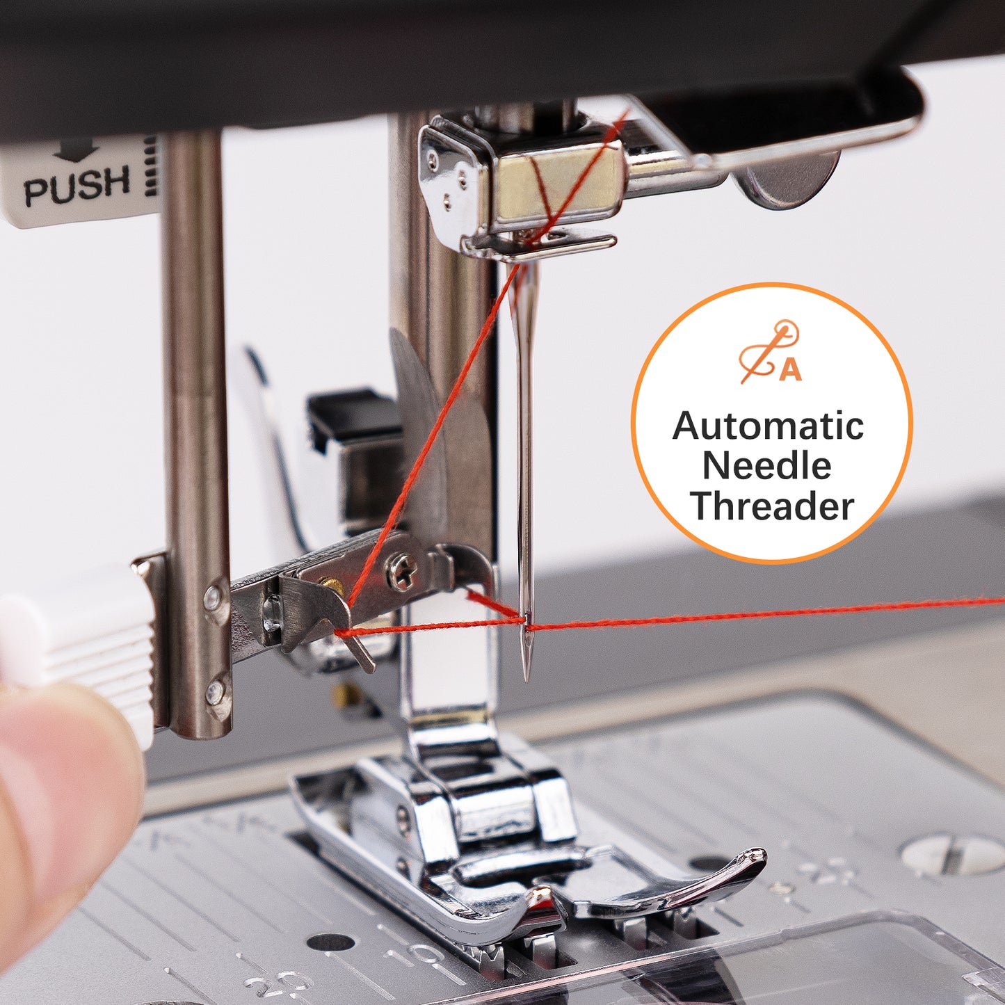 FEIYUE FYe390 Sewing Machine, Energy Saving Servo Motor, Heavy Duty & Portable, 23 Built-in Stitches, Multiple Needle Positions, 6 Bobbins & 5 Included Sewing Feet
