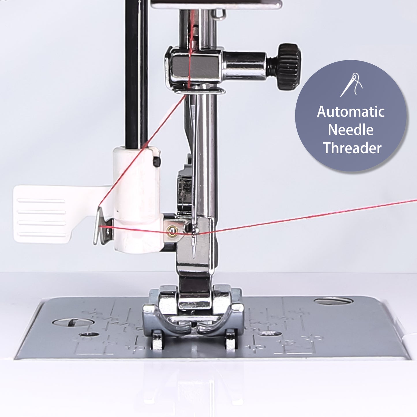 FEIYUE FYe310 Full Size Sewing Machine with Foot Pedal, Heavy Duty & Portable, Powerful Servo Motor, 25 Built-in Stitches, 6 Bobbins & 5 Included Sewing Feet