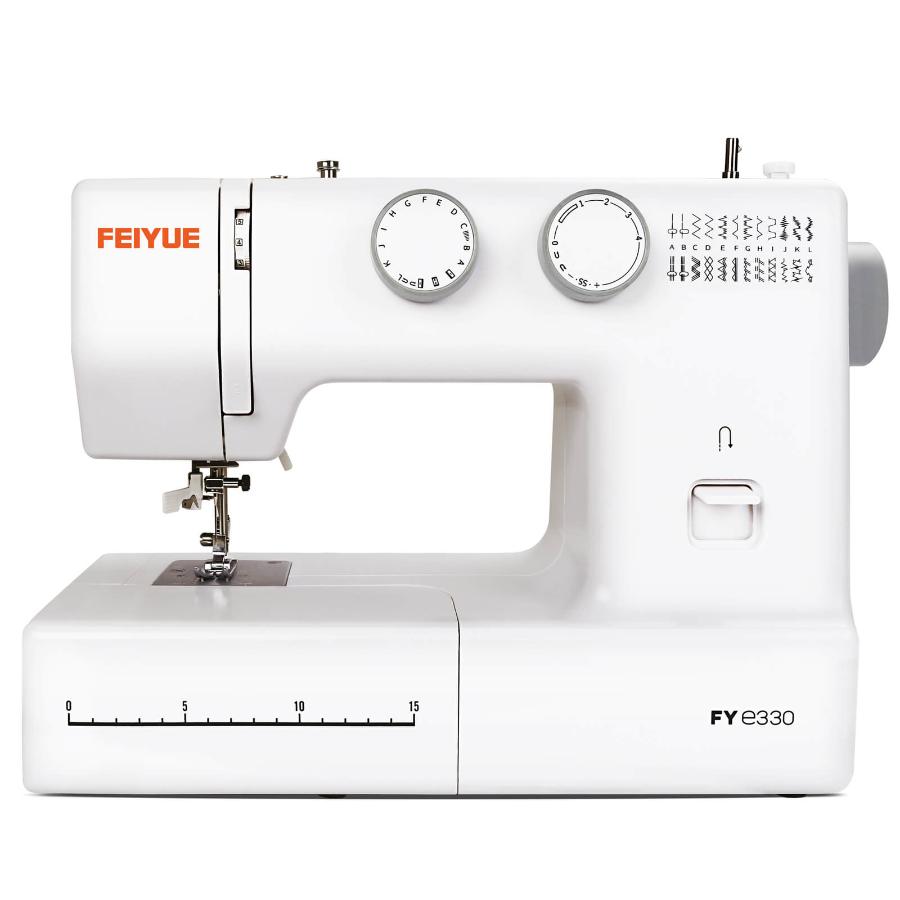 FEIYUE FYe330 Home Sewing Machine with Foot Pedal, Controllable Pedal Speed, 105 Stitch Applications, Powerful Servo Motor, Great for Beginners