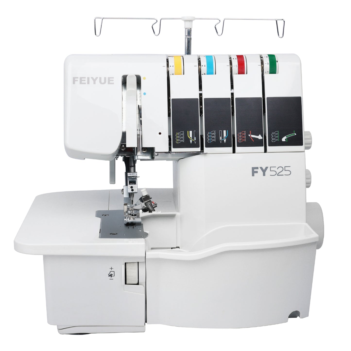 FEIYUE FY525 Overlock Serger Machine – 2/3/4 Thread Capability | 1200 Stitches/Min, Safety LED, Differential Feed, Adjustable Cutting Width