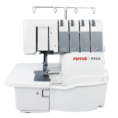 FEIYUE FY535 Overlock Serger Machine – 2/3/4 Thread Overlocking | Differential Feed, Adjustable Stitch & Cutting Width, Up to 1200 Stitches/Min