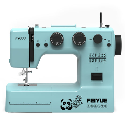 FEIYUE FY222 Home Sewing Machine with Adjustable Speed Dial, Precision Control Design & Built-In Work Light