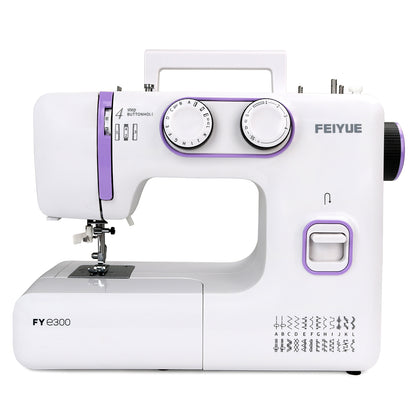 FEIYUE FYe300 Full Size Sewing Machine with Foot Pedal, Powerful Servo Motor, Controllable Pedal Speed, Great for Beginners, 105 Stitch Applications