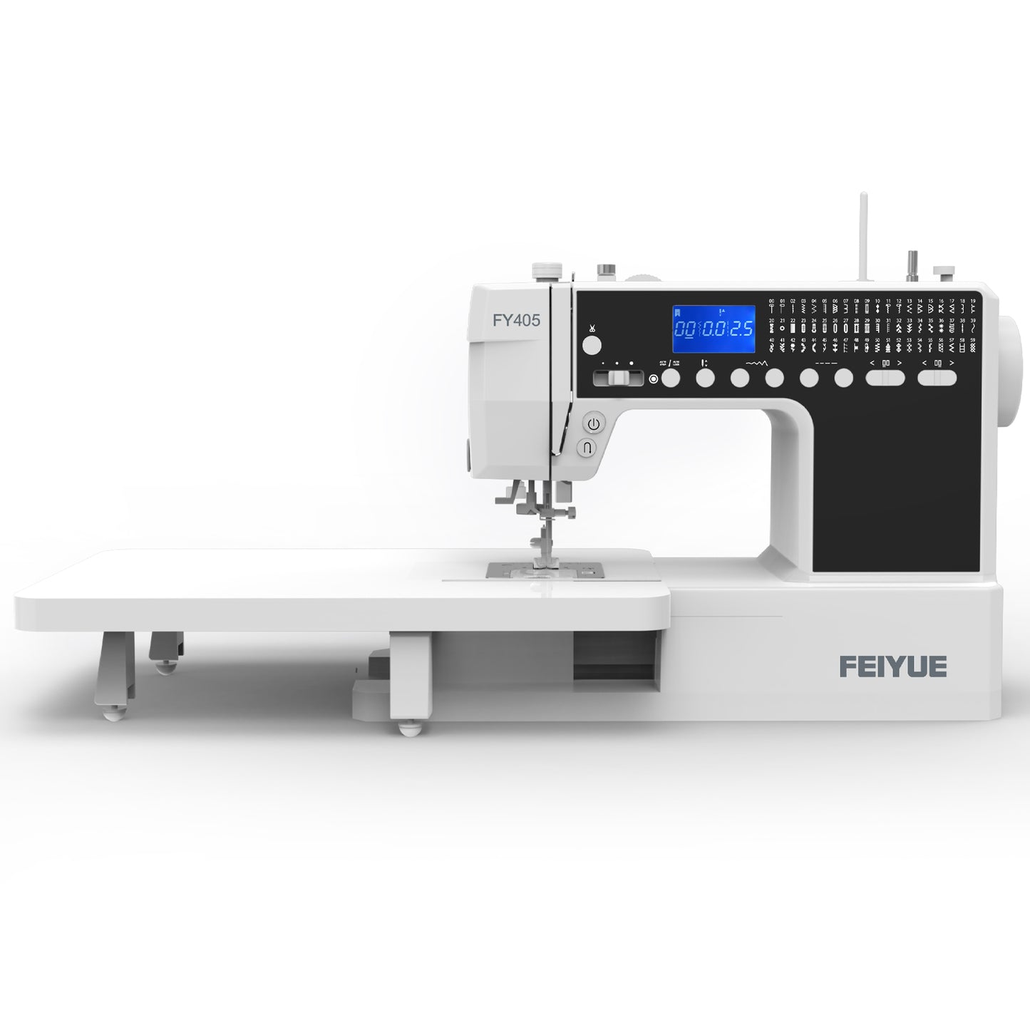 FEIYUE FY405 Computerized Sewing Machine with Extension Table, LCD Display, Automatic Thread Trimming, Multiple Stitch Patterns, Adjustable Speed & Stitch Control for Home Sewing