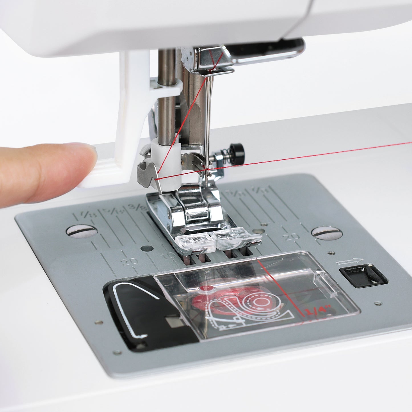 FEIYUE FY492 Computerized Sewing & Embroidery Machine - Touch Screen Control, Built-in Embroidery Patterns & Letters, Automatic Thread Trimming, LED Sewing Light